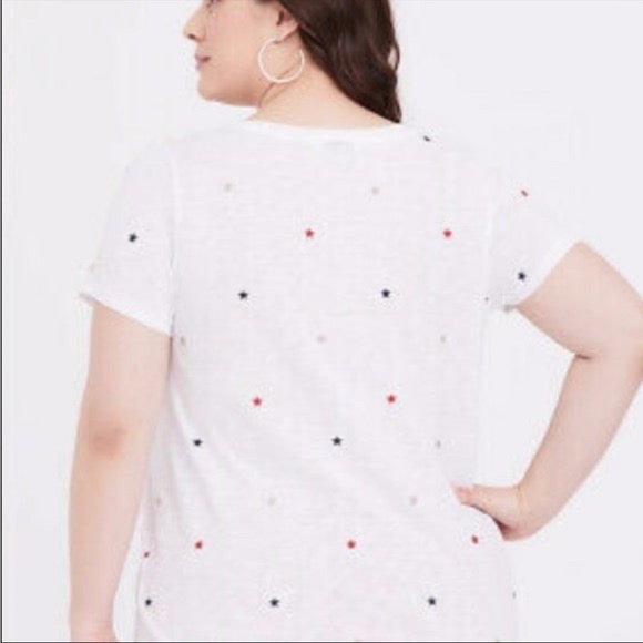 Tee Shirt Embroidered Star Classic Fit - Picture 2 of 2